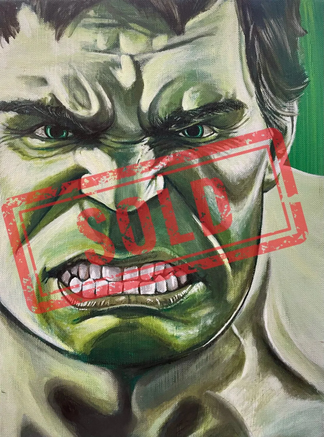 Hulk painting, sold
