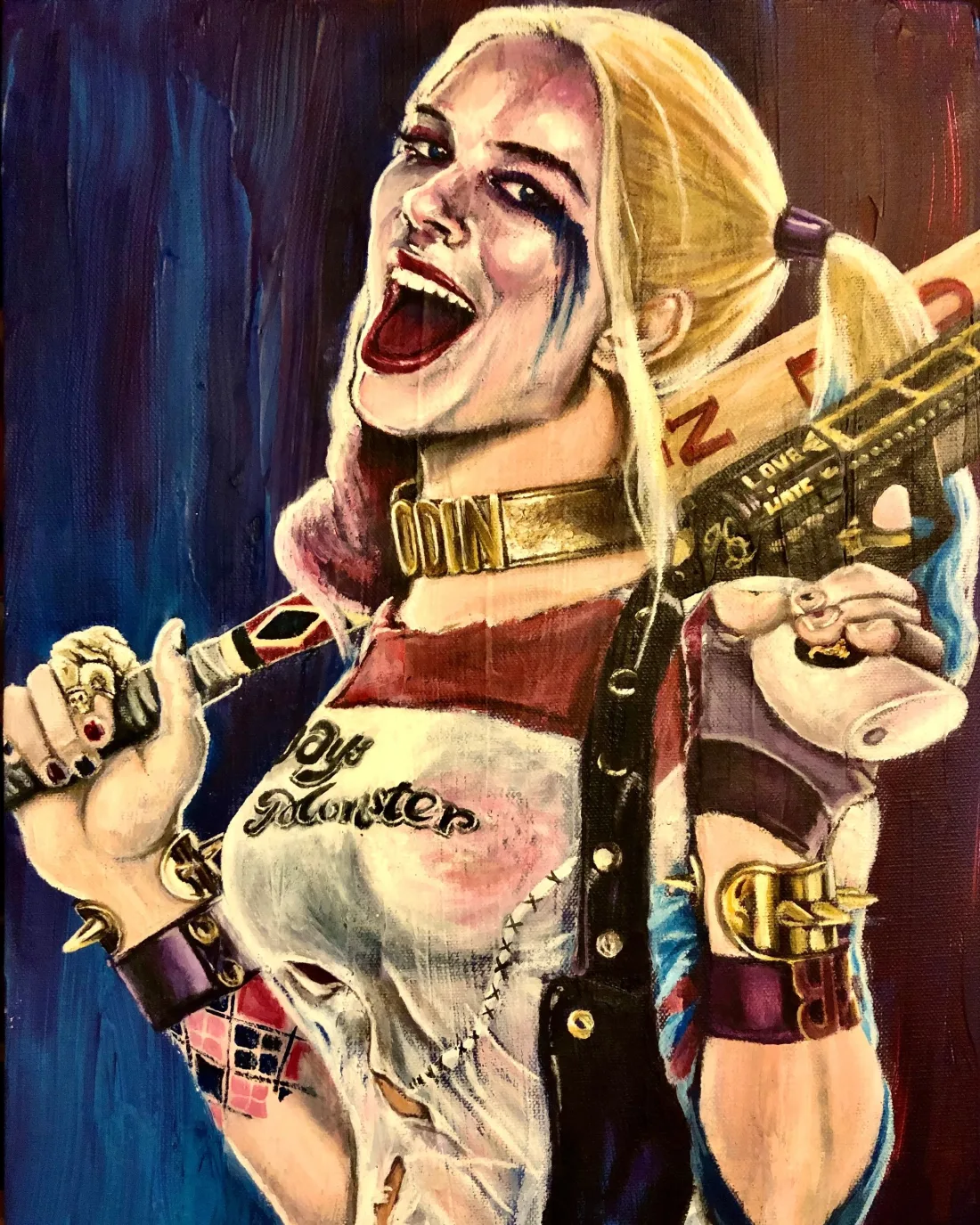 Harley Quinn painting