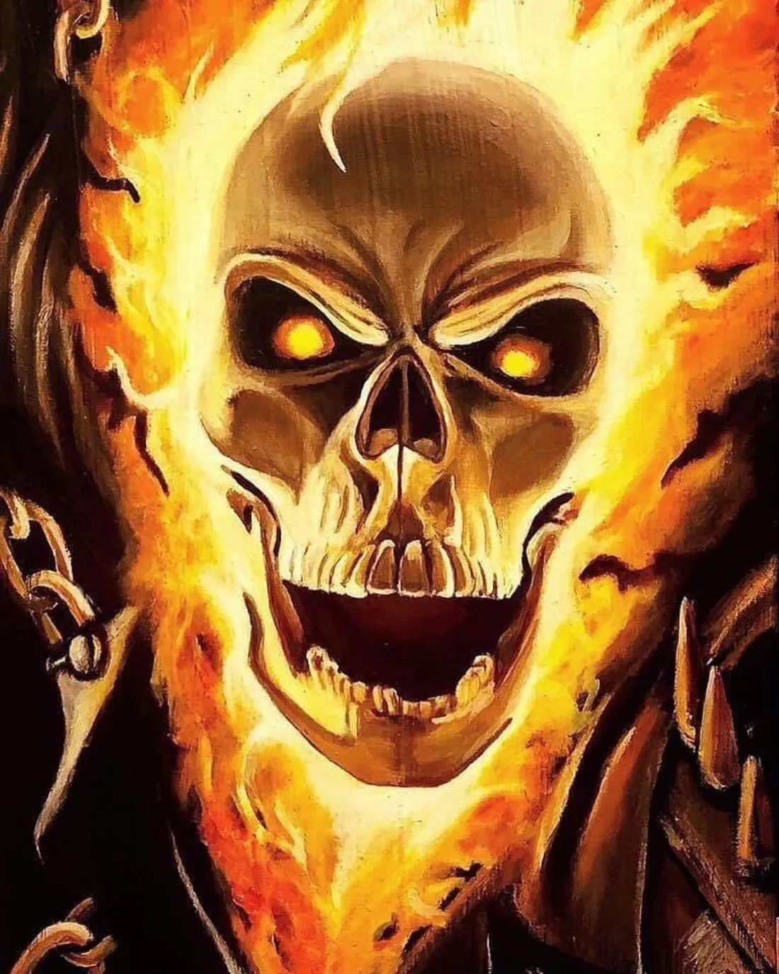 Ghost Rider painting