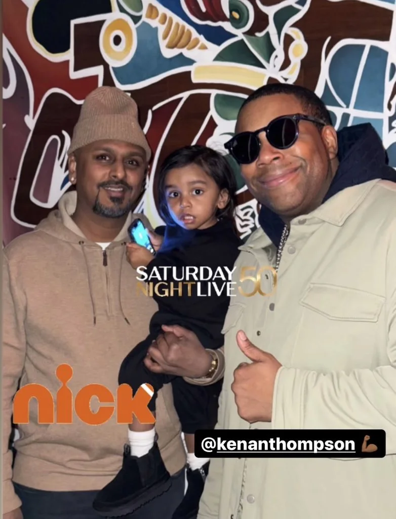 Kenan Thompson with Anthony Scotto