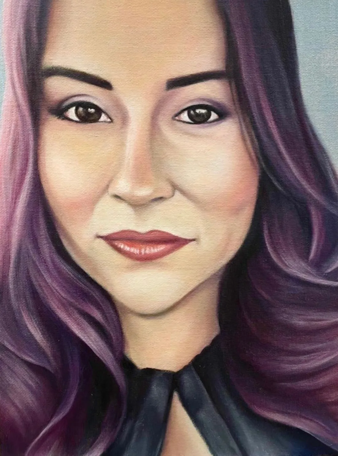 Oil portrait of a woman, 24x30